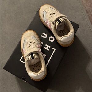 ShuShop Kids Sneakers - Pink, White, and Tan